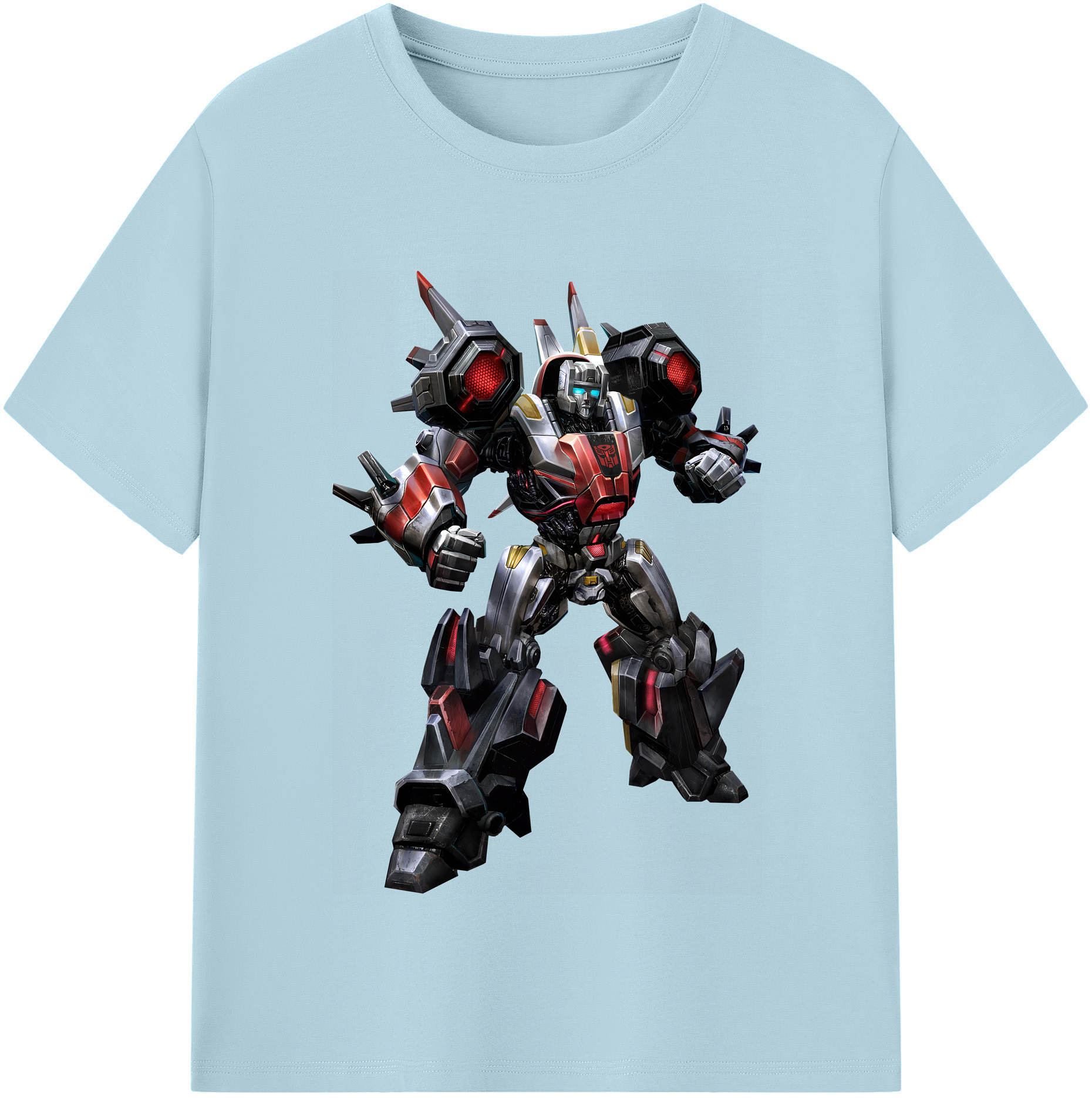 （画像用） Transformers トランスフォーマー 綿100％半袖Tシャツ（フロントプリント）